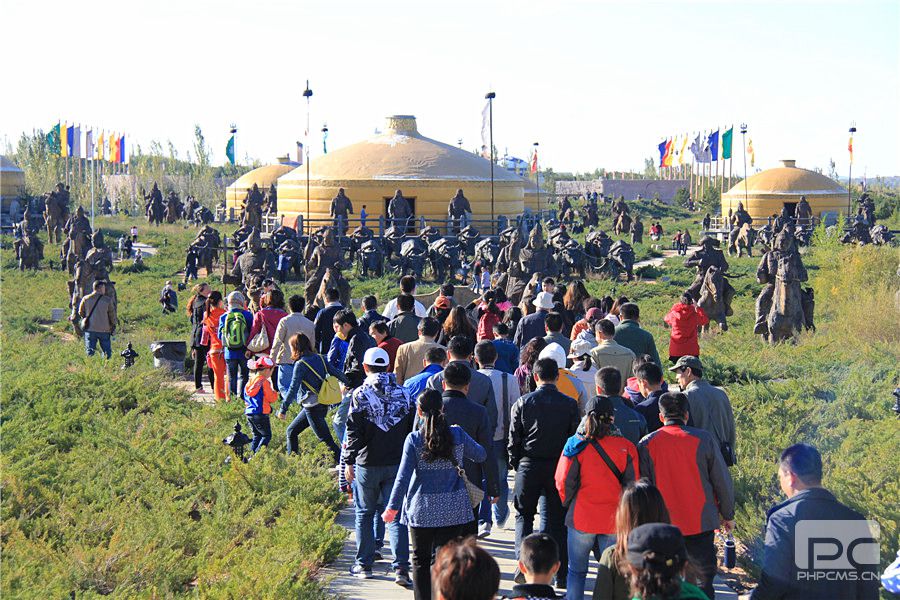 成吉思汗陵旅游景区十一黄金周